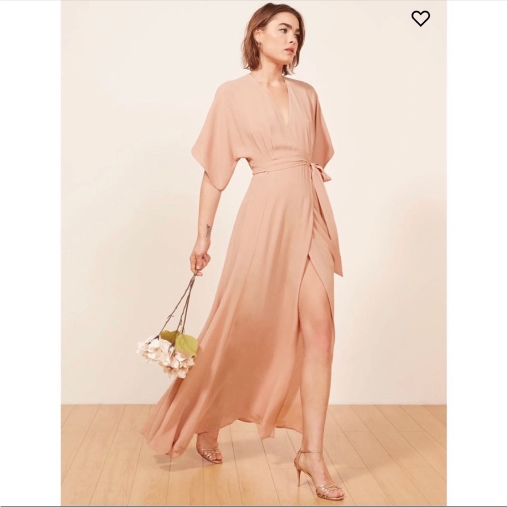 Reformation Winslow Maxi Dress in Dusty Rose
